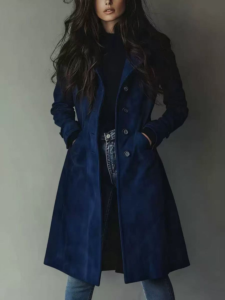 Damen Eleganter und Stilvoller Trenchcoat Drune