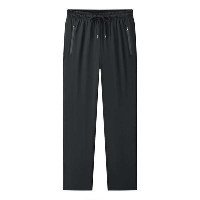 Herren Sportliche Jogginghose mit elastischem Bund und praktischen Reißverschluss-Taschen Drune