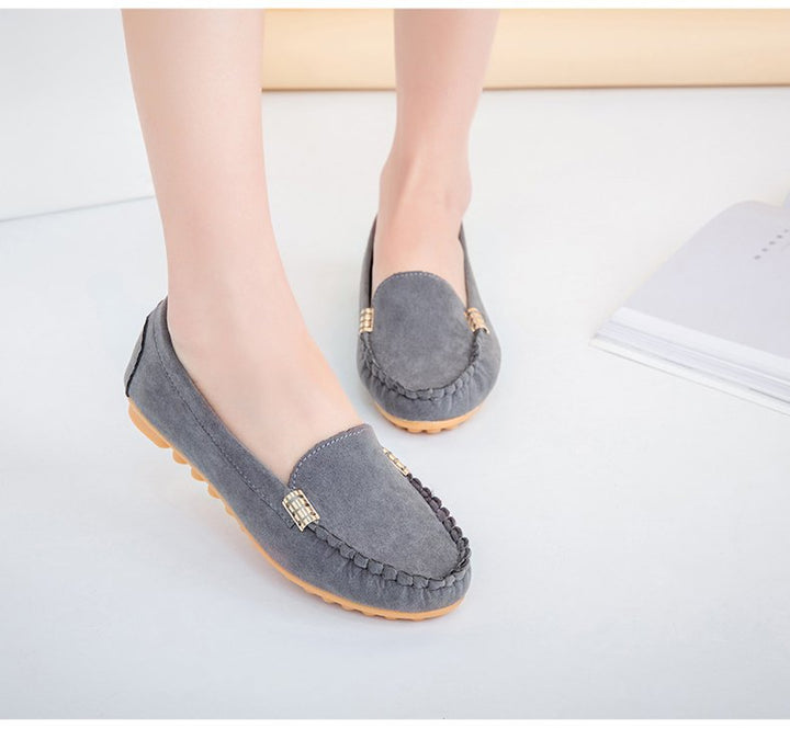 Damen Mokassin Slipper mit flexibler Sohle und modischem Design Drune