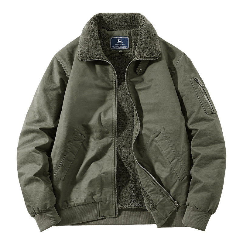 Herren Urbaner Blousonjacke mit Teddyfutter Drune