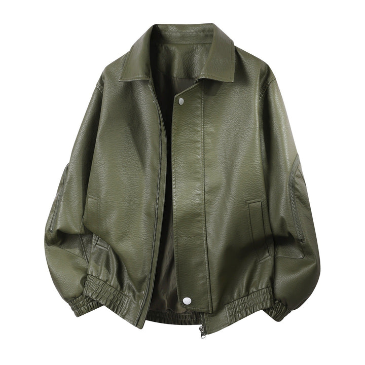 Herren Elegante und bequeme Lederjacke Drune