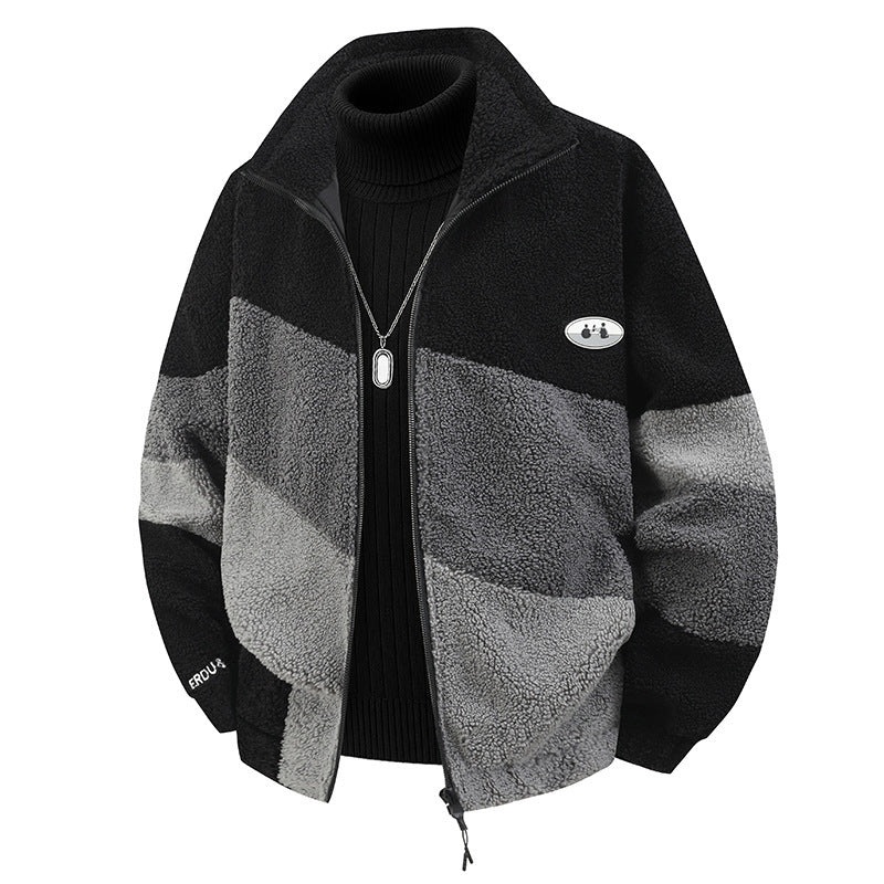 Damen Flauschige Fleecejacke Drune