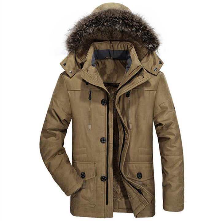 Herren Winterparka mit Fleecefutter Drune