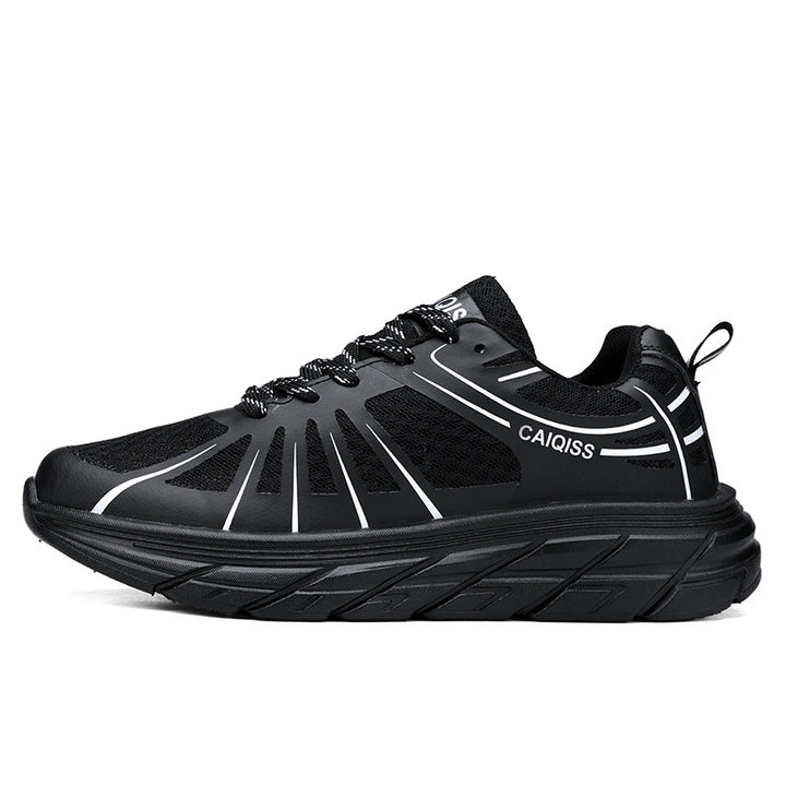 Herren Stabilitäts-Laufschuhe mit keilförmiger Energierückführungssohle und nahtlosem Mesh-Upper Drune