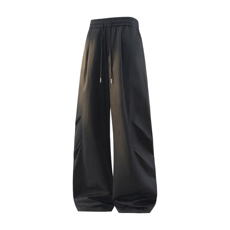 Damen Weite Cargo-Freizeithose mit elastischem Bund, Tunnelzug & Utility-Beintasche Drune