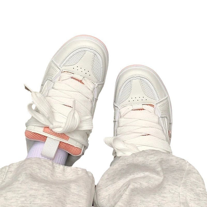Damen Sportliche Sneakers mit praktischer Schnürung und atmungsaktiver Mesh-Oberfläche Drune