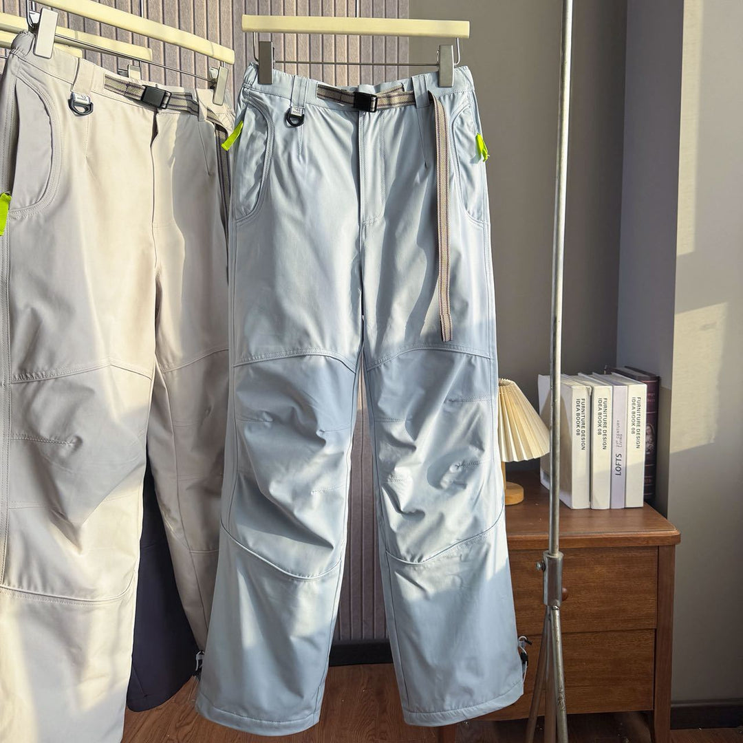 Damen Multifunktionale Outdoor-Hose mit verstellbarem Bund und praktischen Taschen Drune