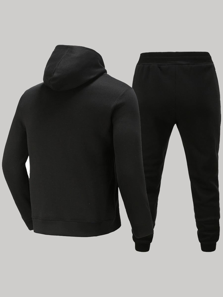Herren Sportlicher Kapuzenpullover mit passendem Jogginghosen-Set Drune