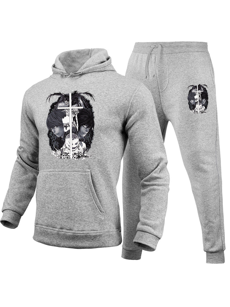 Damen Hoodie und Jogginghose-Set mit einzigartigem grafischen Motiv Drune