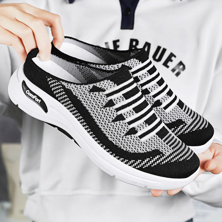 Damen Komfortable Slip-On Sneakers mit elastischem Obermaterial Drune