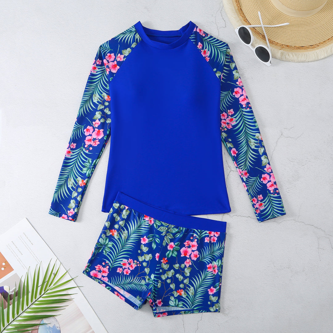 Damen UV-Schutz Surf-Set mit langärmliger Rashguard und Short Drune