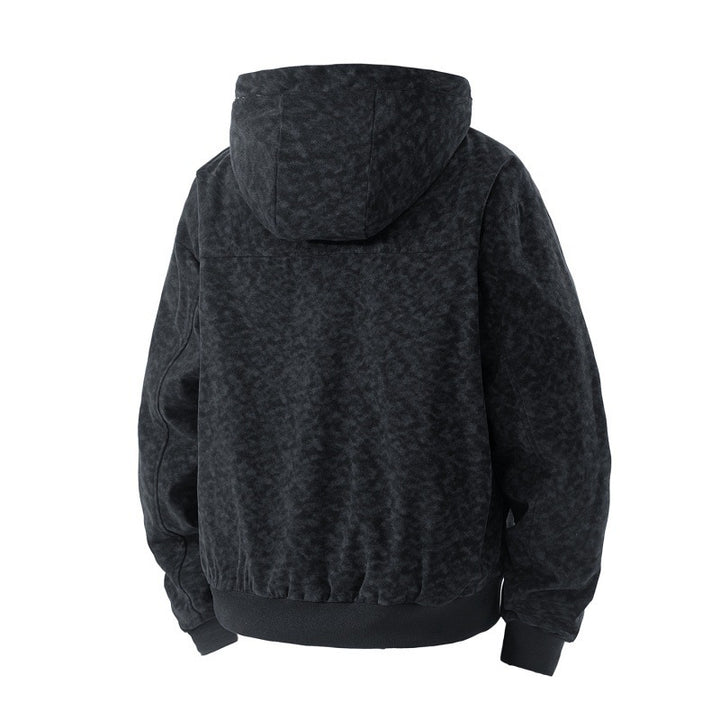 Damen lässige abnehmbare Kapuzenjacke Drune