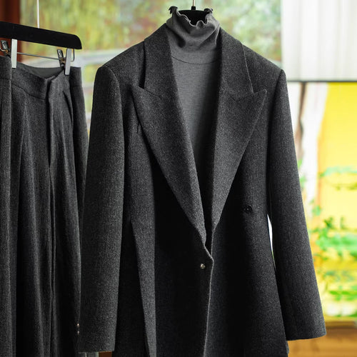 Damen Elegantes Zweiteiliges Anzugset Drune