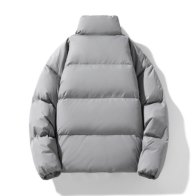 Herren Wattierte Winter-Steppjacke mit hohem Stehkragen Drune