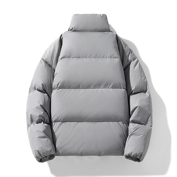Herren Wattierte Winter-Steppjacke mit hohem Stehkragen Drune