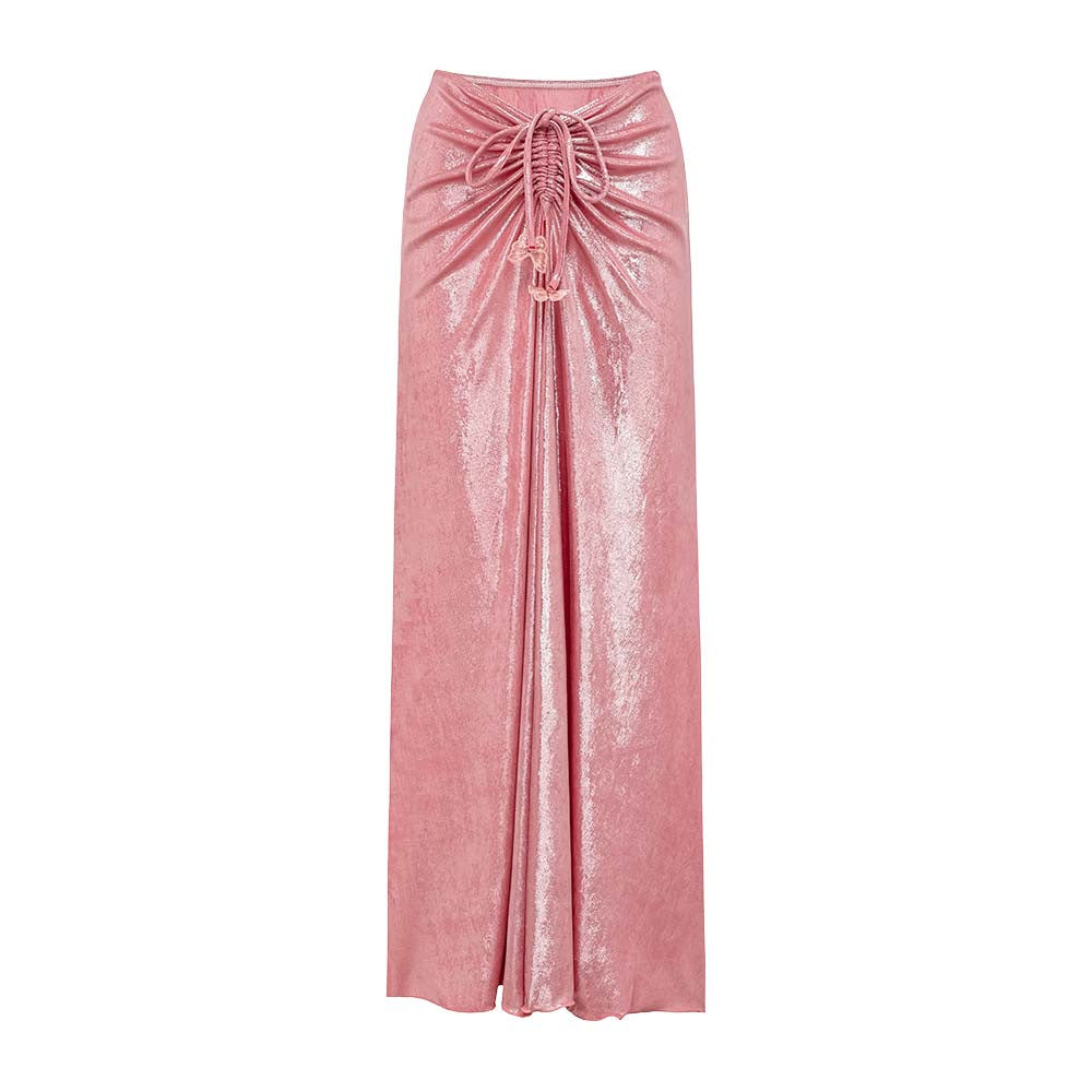 Damen Badeanzug mit off-shoulder Design und elegantem Rock Drune