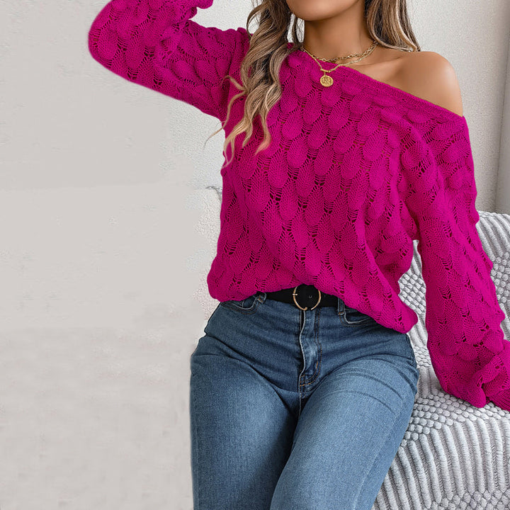 Drune | Hohlstrickpullover Mit Feinem Detailmuster