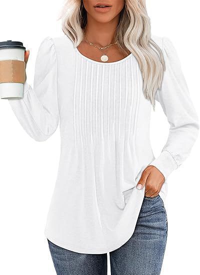 Damen Elegantes und lässiges Shirts mit Rüschendetails Drune