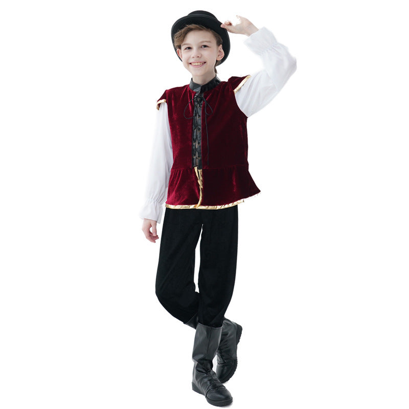 Jungen Renaissance Kostüm Drune