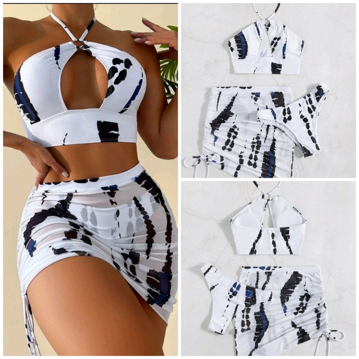 Damen Crop-Top und Rock Set Drune
