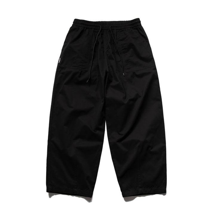 Herren Weite Relaxed-Cargo-Hose mit elastischem Tunnelzugbund und aufgesetzten Beuteltaschen Drune