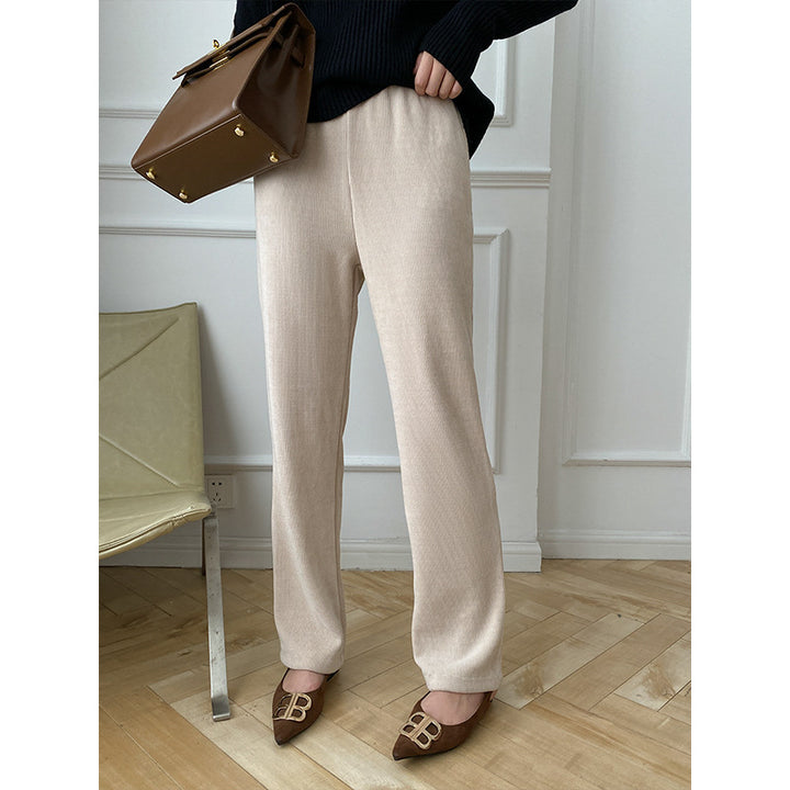 Damen Bequeme Loungehose mit weitem Bein Drune