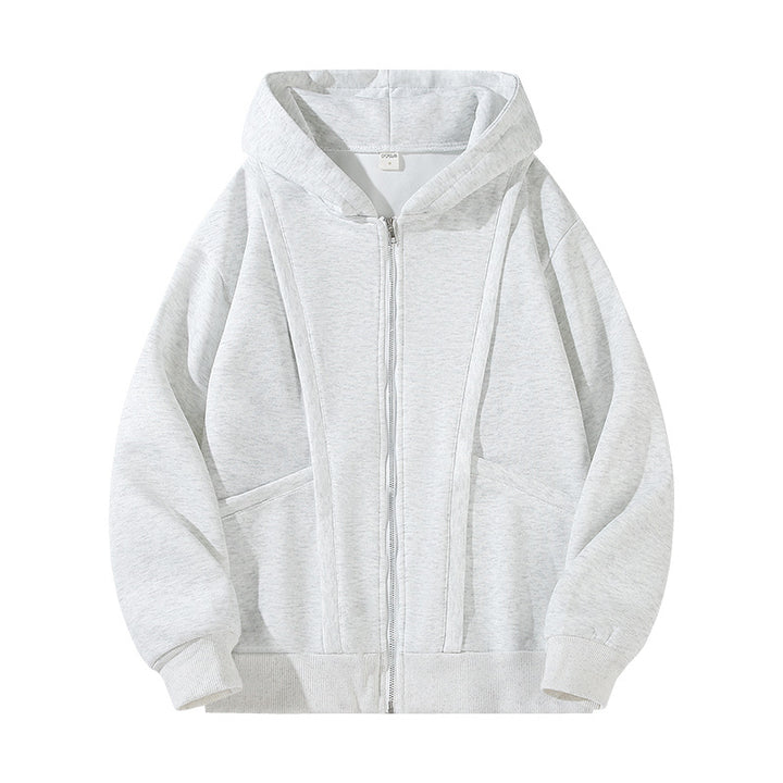 Damen Bequeme Kapuzenjacke Drune