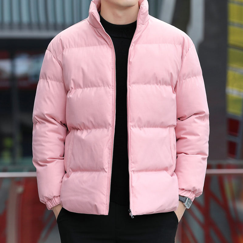 Herren Wattierte Kurzjacke mit Stehkragen, Thermofutter & elastischen Ärmelbündchen Drune