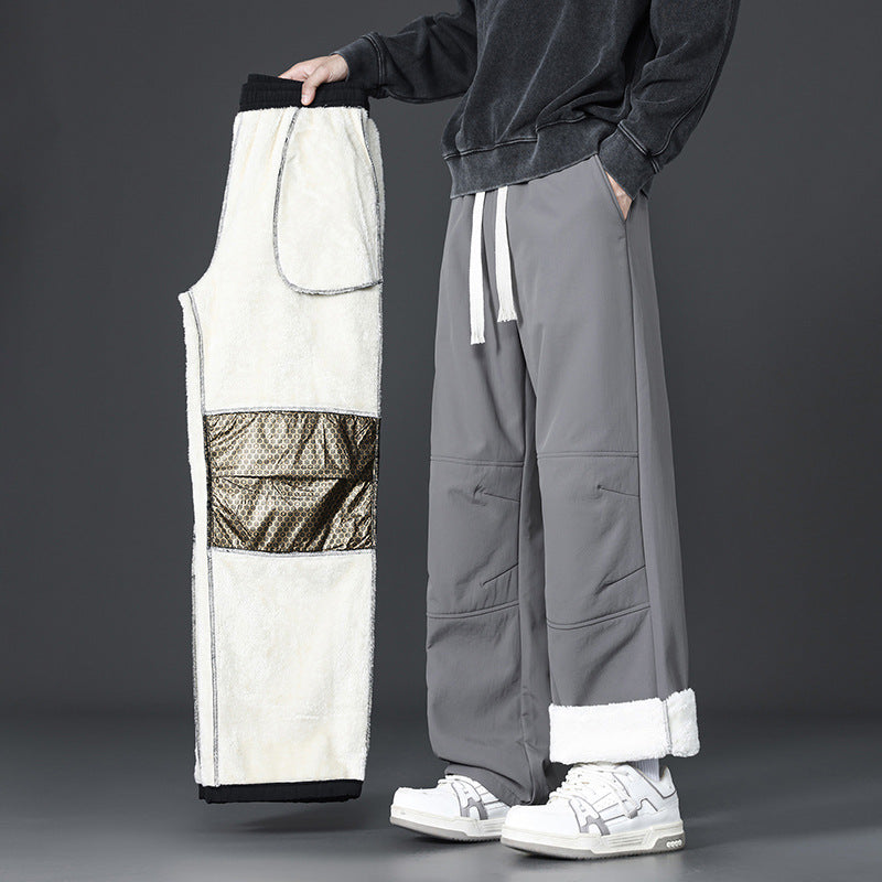 Herren Sportliche Freizeithosen mit weichem Fleece-Innenfutter