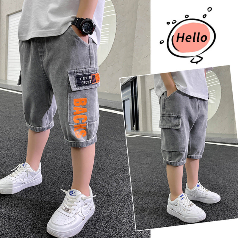 Jungen praktische Cargo-Shorts mit tiefen Taschen Drune