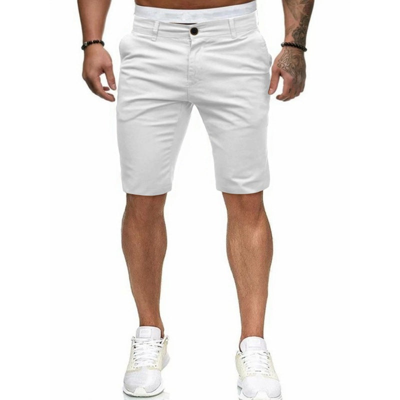Herren Chino Stil Freizeit Shorts Drune