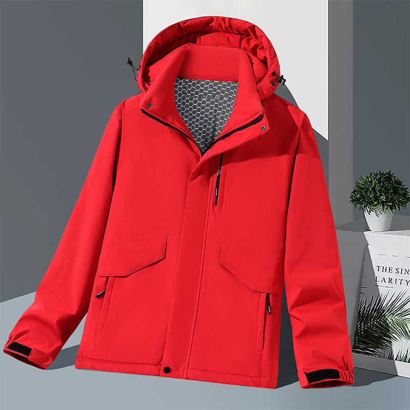 Herren Wetterfeste technische Jacke Drune