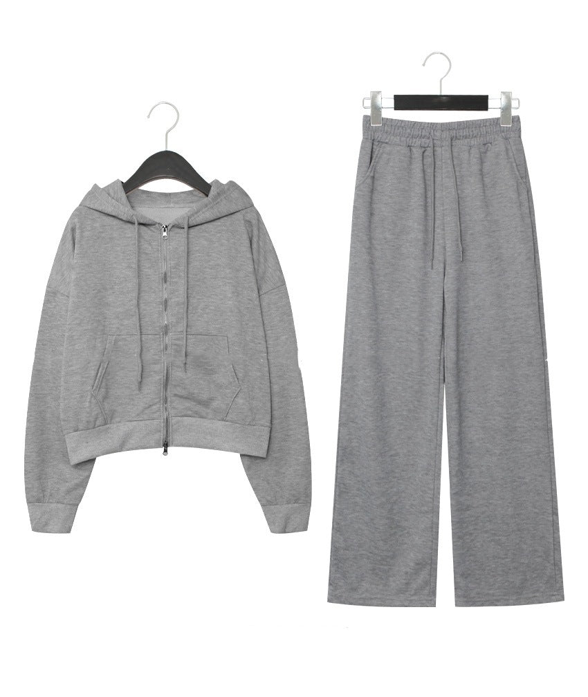 Damen sportliches Hoodie- und Hosen-Set Drune