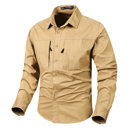 Herren Outdoor-Hemd mit praktischen Taschen