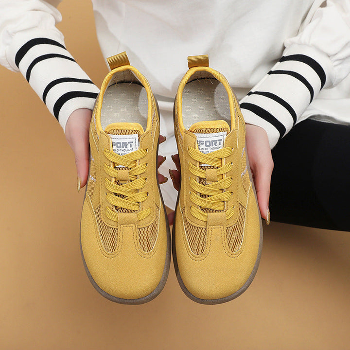 Damen Sportliche Sneakers mit atmungsaktiver Netzoberfläche Drune