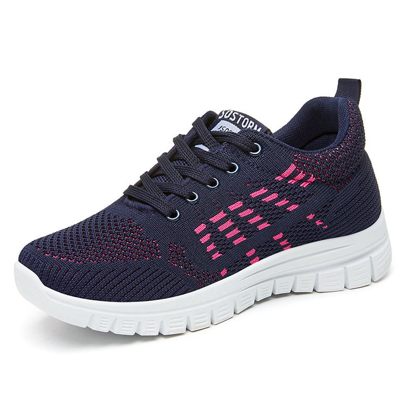 Damen Hochleistungs Atmungsaktive Lauf Sneakers mit Gepolstertem Support Drune