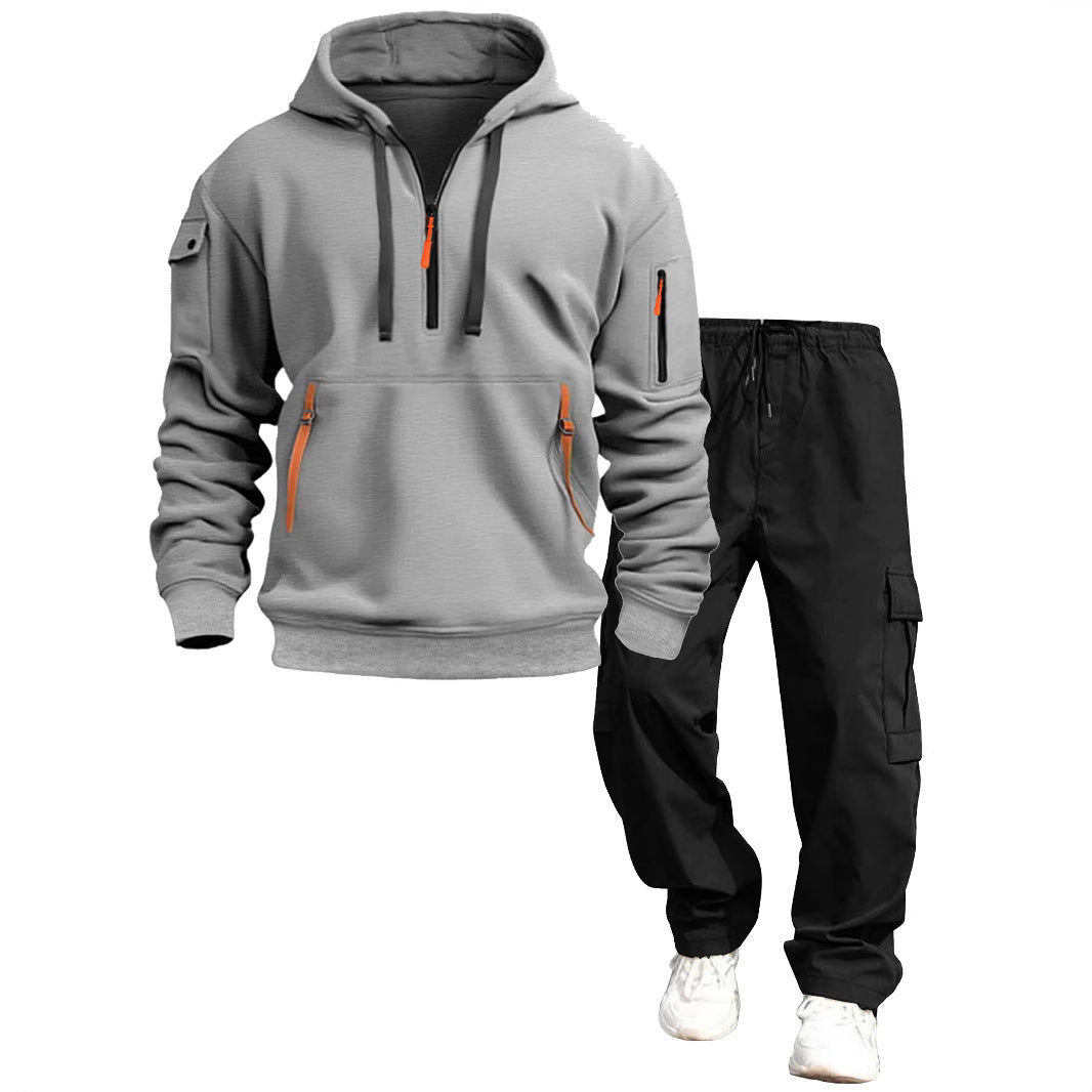 Herren lässiger Kapuzenpullover und Jogginghose Drune