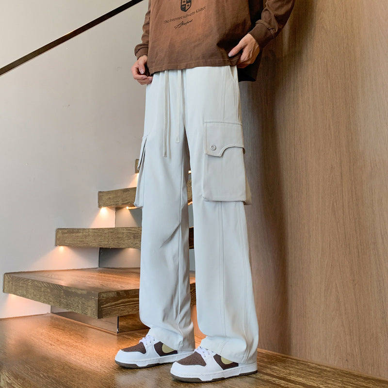 Herren Weite Cargo-Hose