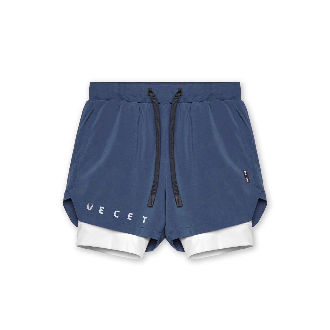 Drune | Doppellagige Shorts mit Tasche