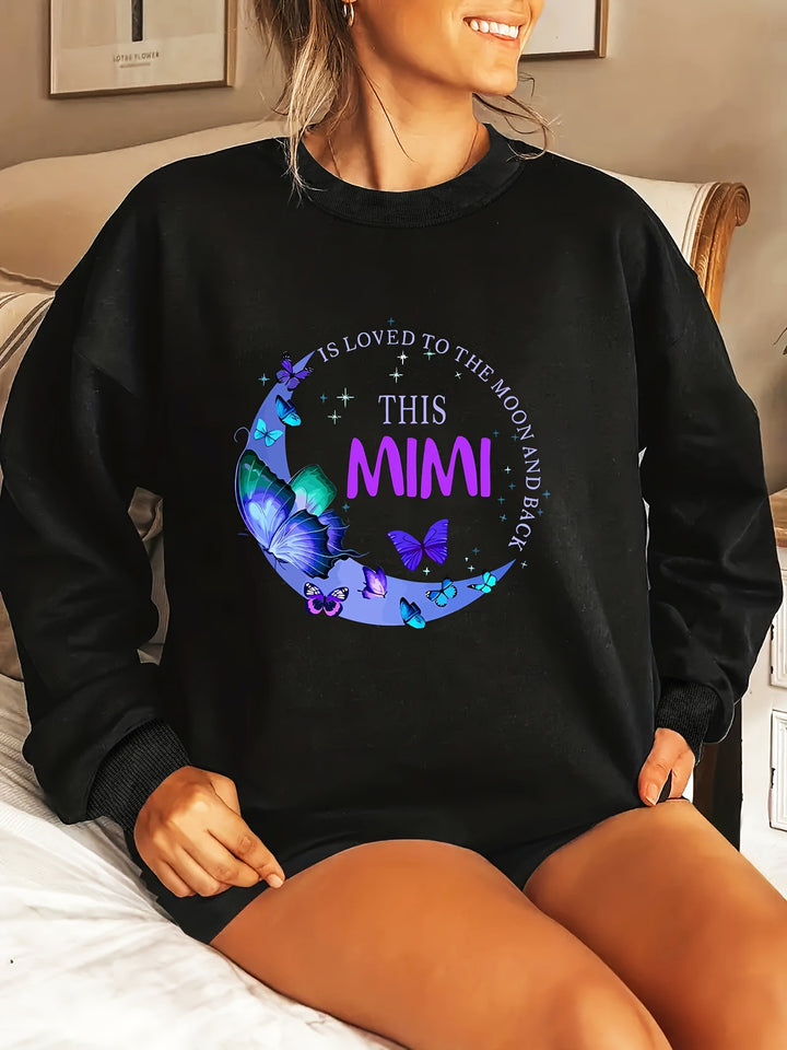 Damen Grafischer Sweatshirt Drune