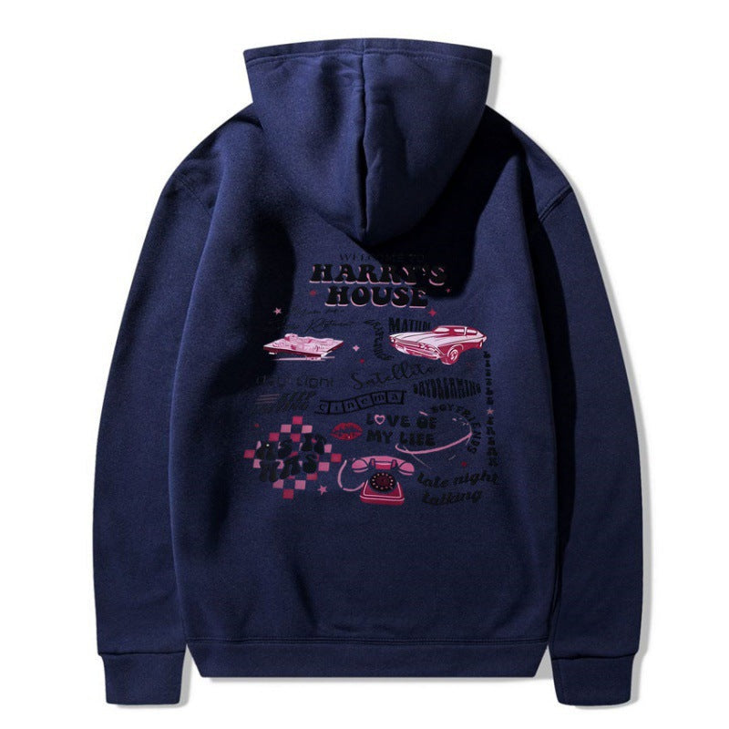 Damen Kapuzenpullover mit einzigartigem Grafikdesign Drune
