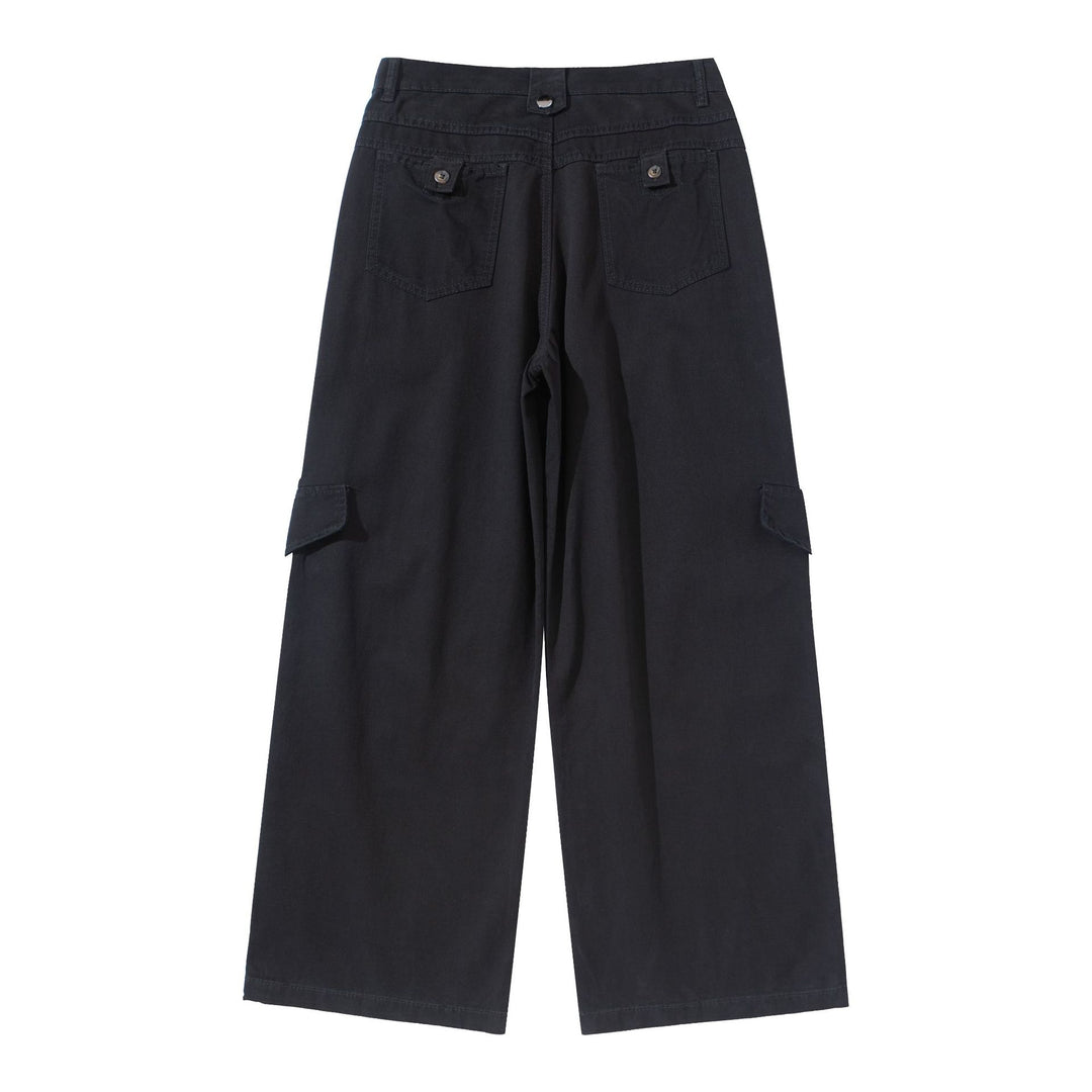 Damen Cargo‑Culotte mit hoher Taille, weitem Bein und Klappentaschen Drune