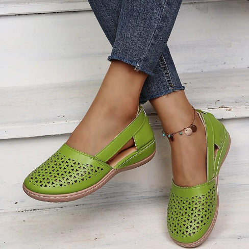 Damen Bequeme und luftige Freizeitschuhe mit durchbrochenem Design Drune