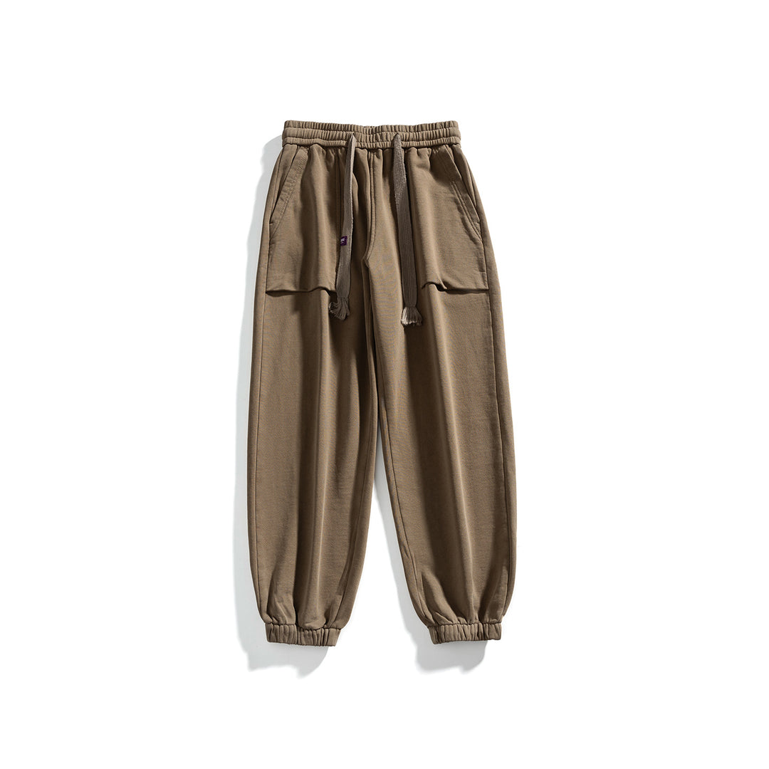 Herren Cargo-Jogginghose mit elastischem Bund und aufgesetzten Pattentaschen Drune