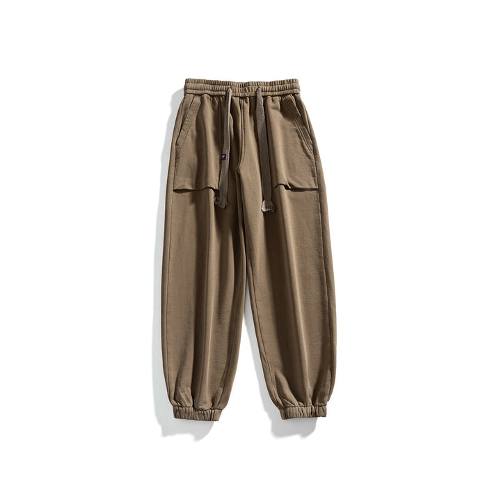 Herren Cargo-Jogginghose mit elastischem Bund und aufgesetzten Pattentaschen Drune