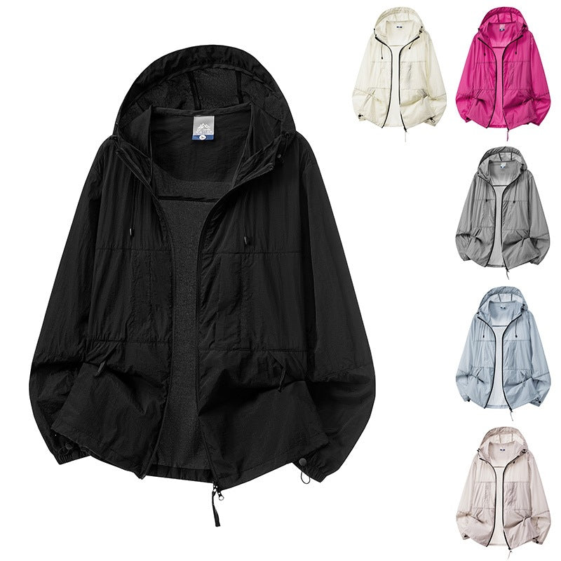 Herren Leichte Outdoor-Windjacke mit Kapuze Drune
