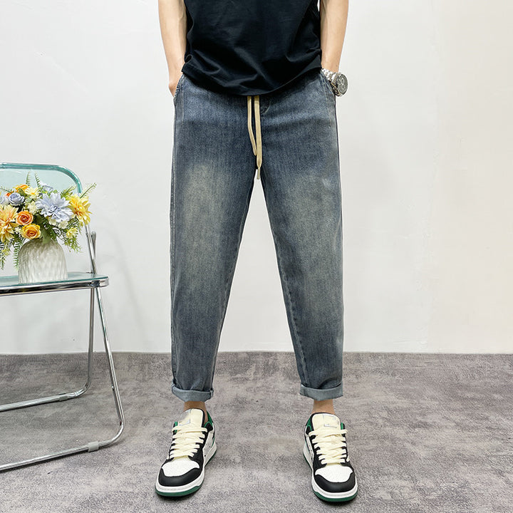 Herren Lässige Denim-Hose Drune