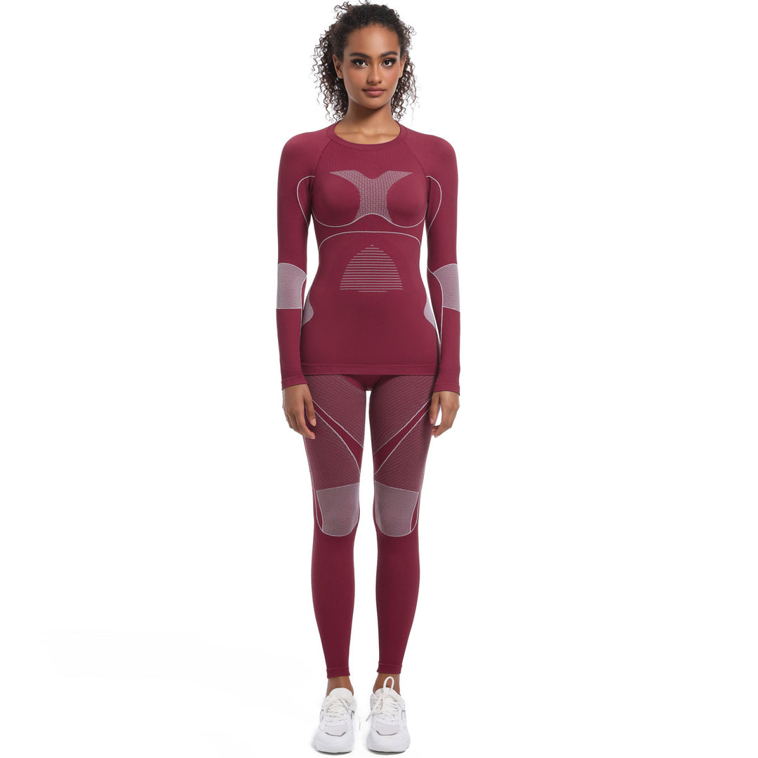 Damen Athletisches Kompressions-Set mit atmungsaktivem Elastic-Werkstoff Drune