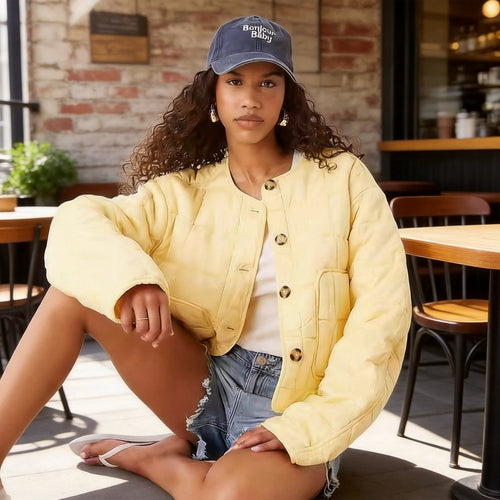 Damen Baseballcap mit verstellbarem Rückriemen und gesticktem Logo Drune