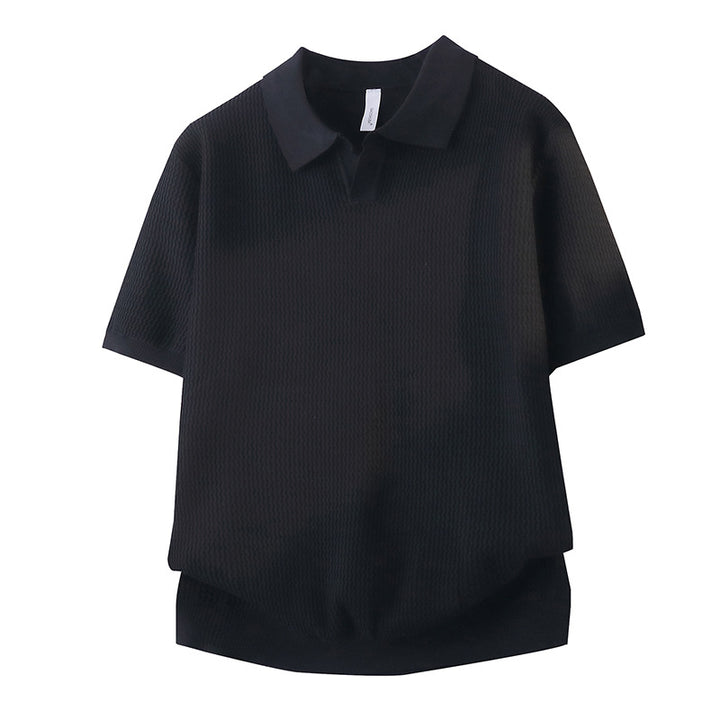Damen Kurzarm Poloshirt mit strukturiertem Design Drune